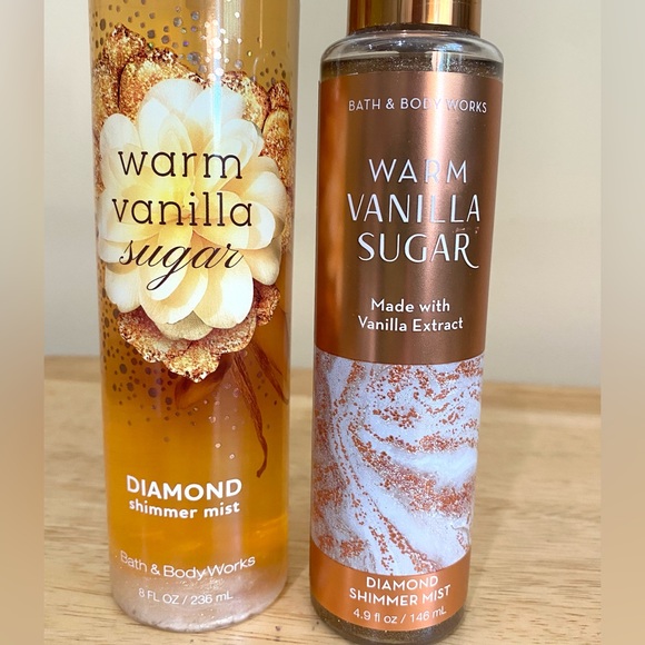 Bath & Body Works Illuminating Diamond Shimmer Mist Fragrance Warm Vanilla Sugar - Picture 2 of 3